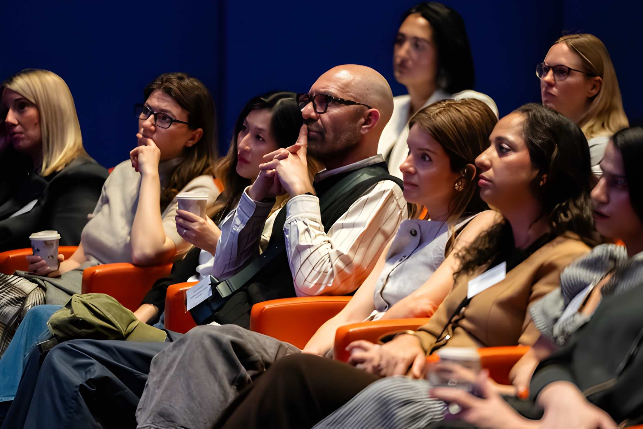 Audience members listening at the CEW Future Beauty Summit in London